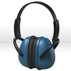 ERB Safety Ear Muffs, Type: 239 NRR 23 db, Hearing protection, Style: Foldable headband with ultra soft flexible ear cushions, Size: One size, Material: Plastic, Color: Black/blue, priced per each, sold in quantities of 12 only