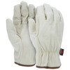 Drivers Gloves, Pigskin, Medium, Leather, Beige