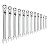 XL Ratcheting Locking Flex Combination Wrench Set, 19MM