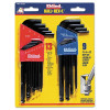Eklind 13222 Ball-Hex-L Key Set 22 Piece Inch and Metric Black Oxide