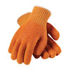 PIP COATED SEAMLESS KNIT, HONEYCOMB, CRISS-CROSS COATED, ORANGE POLYESTER KNIT SHELL , Size Large, Case Qty.: 12 Dozen