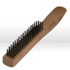 Wire Brush, 10-1/4" Shoe Handle Wire Brush, Labeled