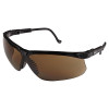 UVEX by PIP S3201 Uvex Genesis Safety Eyewear, S3201, Espresso Tint, Ultra-dura HC Coating,  Polycarbonate Lens/Frame, Black