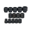 Socket Set, 10 Pieces, 3/4 Inch Dr, Shallow, 3/4 Inch Size