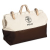 Klein Tools 5105-24 No. 8 Canvas High Bottom Tool Bag 6 Inch W x 15 Inch H x 24 Inch L Natural Brown