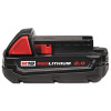 Milwaukee Tool 48111820 M18 REDLITHIUM 2.0 Compact Battery, 18 V DC, Lithium-Ion