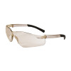 Bouton Optical 250-06-0002 Zenon Z13 Rimless Safety Glasses with Clear Temples, Indoor/Outdoor Lens, Anti-Scratch, Clear