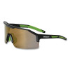 Jackson Safety 60009 Safety Glasses Black Frame Gold Mirror Lens