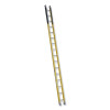 Werner M7116-1 Manhole Ladder, IAA, M7116-1, 16 ft L, 12.4 in W, 375 lb Load Capacity, Fiberglass
