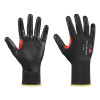 PIP 211818B8M CoreShield A1/A Coated Cut Resistant Gloves, 8/M, Nylon Black Liner, Nitrile Super-Thin Black Coating, 18 ga