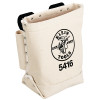 Klein Tools 5416 Bull Pin and Bolt Bag 3 Compartment 10 Inch x 5 Inch Canvas