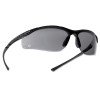 Bolle Safety 40045 CONTOUR Safety Glasses, Smoke Polycarbonate Lens, Anti-Fog/Anti-Scratch, Gray/Black Nylon/Rubber Frame