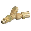 Western Enterprises 401 Brass Y Connection Welding Hose Fitting