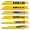 DeWalt DW4856 Reciprocating Blade Sets, Wood/Metal, 6 pc