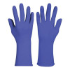 Kimtech 55877 G3 Nitrile Gloves, Beaded Cuff, Unlined, Medium, Sapphire, 7.1 mil