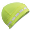 KISHIGO 2828 Fleece High Visibility Cap, One Size Fits Most, Lime with Reflective Stripe