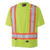 Pioneer V1051160U Model 6991U Birdseye Hi-Viz Safety T-Shirt Short Sleeve XL Yellow Green