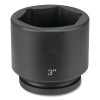 Grey Pneumatic 4074R Standard Impact Socket 1 Inch Drive 2-5/16 Inch 6 Point