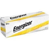 Energizer Industrial Alkaline Batteries, Size D, 12 per pack, 6 packs per case.