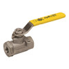 Ball Valve, 76, Silver, Stainless Steel, Reduced Bore