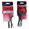 06 in Pliers, C, Locking, Steel Black Nickel Chrome