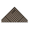 NoTrax 543S0023BL Cushion-Tred Drainage Anti-Fatigue Mat, 543, 7/8 in x 2 ft W x 3 ft L, Natural Rubber, Black