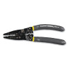 Klein Tools 1009 Klein-Kurve Long Nose Wire Stripper Cutter Crimper 7.75 Inch 10 to 20 AWG Solid 12 to 22 AWG Stranded Gray Yellow