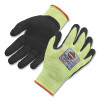 7041 M LIME HI-VIS NITRILE-COAT LVL 4 CUT GLOVES