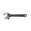 Adjustable Wrench, 1.125 Inch, Alloy Steel, Black Oxide