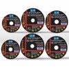 Cut Off Wheel, TYPE 1 CUT OFF WHEELS FOR ANGLE GRINDERS & CIRCULAR SAWS, 25/bx,