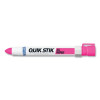 Markal 61044 Quik Stik All Purpose Solid Paint Marker Fluorescent Pink 11/16 Inch Tip