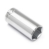 Deep Socket, Alloy Steel, Full Polish Chrome, 6 Point, SAE