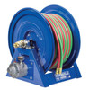 Hose Reel, 1275W, 3/8 Inch ID, 100 ft Hose L, Steel, Motor