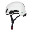MSA 10242635 V-Gard H2 Safety Helmet, Type II, Rachet Suspension, Non-Vented, White