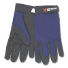 MCR Safety 900XL FasGuard Clarino Synthetic Leather Mechanics Glove Spandex Back XL Blue Black
