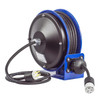 Cord Reel, PC10, 30 ft Hose L, Spring Drive, Steel