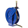 Hose Reel, P-W, 1/4 Inch ID, 40 ft Hose L, Steel, Spring