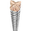 SDS Max Drill Bit, 1-1/8" x 18" x 22-1/2" 4 Cutter SDS Max Rotary Hammer Bit
