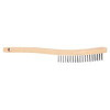 DeWalt Wire Wheel, 3 x 19 Row Curved Handle Carbon Wire Brush