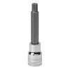 Bit Socket, 1/2 Inch Drive, Triple Square, 3.297 Inch, 12 MM