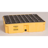 Eagle Manufacturing 1633D, 1 Drum Modular Platform Unit with drain, 15 gal capacity, Yellow, 2,000 lb. load, priced and sold per each