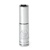 Socket, 1/4 Inch Drive, 6 Point, 9/16 Inch, Alloy Steel