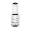 Socket, 1/4 Inch Drive, 6 Point, 7/32 Inch, Alloy Steel, SAE