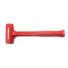 Slimline Dead Blow Hammer, Dead Blow, Red, Slimline, 7 Inch