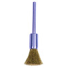 Weiler 26098 Model ME-879 Miniature Wire End Brush Steel 3/16 In Dia 0.003 In 1/8 In Stem 37000 RPM