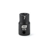 Impact Socket, 1/4 Inch Drive, 6 Point, 7MM