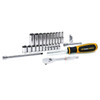 Mechanics Tool Set, 1/4 Inch Drive Tang, 6 Point, 26 Pc