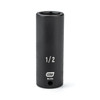 Impact Socket, 1/4 Inch Drive, 6 Point, 1/2 Inch