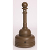 SAFESMOKERS, SafeSmoker Receptacle - Poly w/Metal Bucket-Brown, CAPACITY: 5 Quart