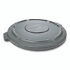Rubbermaid Commercial FG264560GRAY BRUTE Round Container Lid, for 2643 44-gal Waste Containers, 24-1/2 in dia, Gray